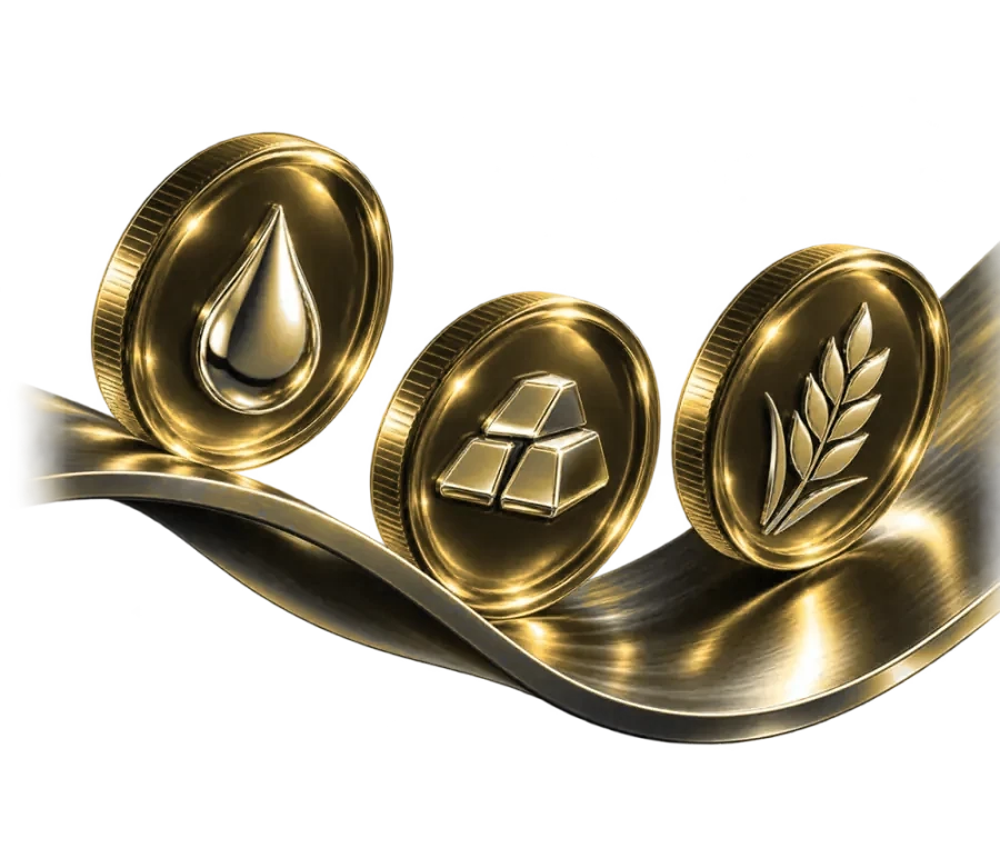 Commodities market illustration